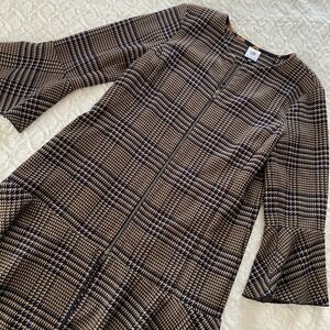 Cabi 3902‎ Flounce Jacket Classic Tartan Plaid Bell Sleeve New w Tags Pick Size